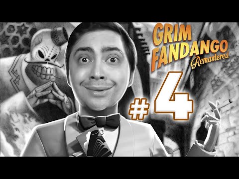 alanzoka jogando Grim Fandango Remastered - Parte 4