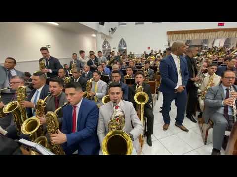 210 CCB MEGA Encontro no Regina Alice em Barueri SP, 51 saxofones Graves, BAIXOS ALEGRES