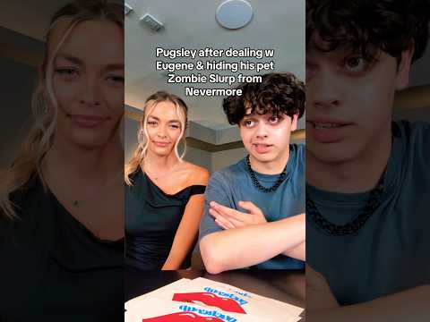 PUGSLEY ADDAMS, SLURP, AGNES, EUGENE, ZOMBIE, WEDNESDAY #wednesdayaddamsnetflix #pugsleyaddams