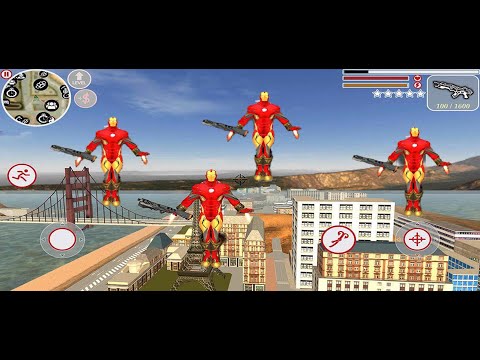 Super Iron Rope Hero - Fighting Gangstar Crime In The City # 2 - Android Gameplay