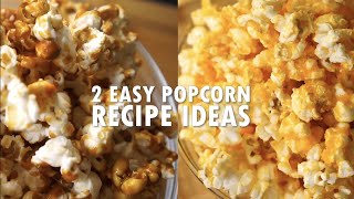 2 Easy Popcorn Recipes - Hungry for Goodies