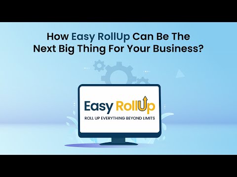 Easy RollUp Data Management Software, Free demo available