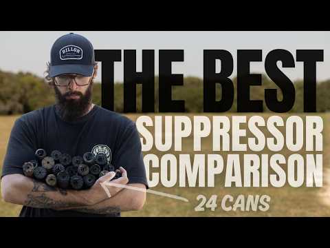 The Best 5.56 Suppressor Comparison Video Ever! 24 Cans!