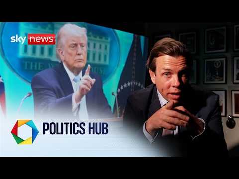 Trump tells Sky News he's won a 'complete victory' in Iran | Politics Hub with Ali Fortescue