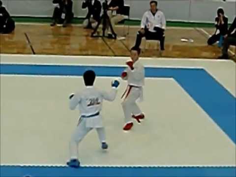 EAKF Karate Final Male Ind -60 Kg Shintaro Araga In Tokyo 2012.