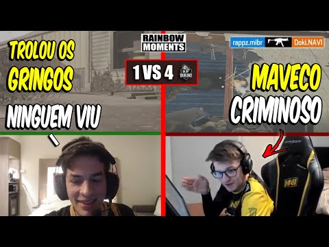 LAGONIS TROLANDO OS GRINGOS, RAPPZ ACABANDO COM O DOKI, 1x4 DO YOONA - MELHORES MOMENTOS LIVES R6