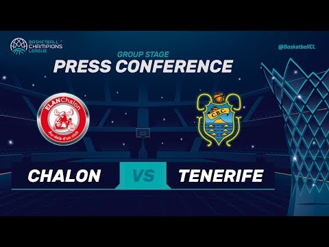 Elan Chalon v Iberostar Tenerife - Press Conference - Basketball Champions League