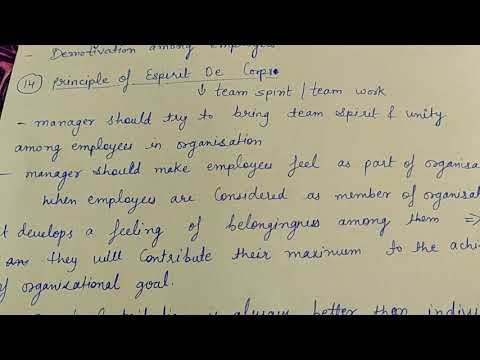 Meaning of principles management principles class 12 business studies