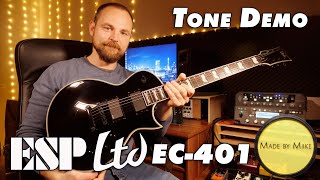 Video thumbnail for Tone Demo: ESP LTD EC-401 with EMG 60/81 [Almost no talking!] by Made by Miike
