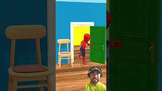 O spiderman com medo da baratinha #shorts #spiderman