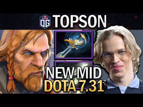 OG.TOPSON OMNIKNIGHT - NEW MID - DOTA 2 7.30 PRO GAMEPLAY
