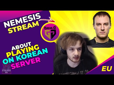 NEMESIS About Playing on Korean Server Before WORLDS 2023 🤔