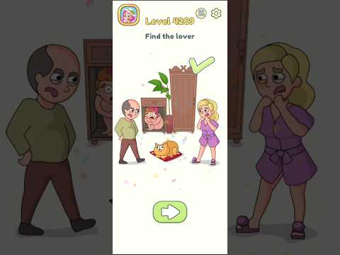 Dop 2 (Delete One Part) Level - 4209 Find the lover #shorts #shortsfeed #viralshorts