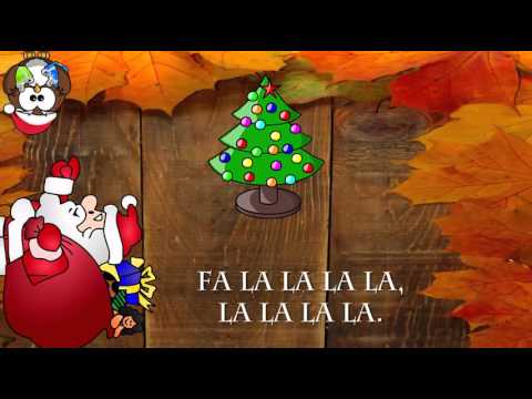 Villancicos en Inglés: Ya llegó la navidad con letra en Inglés (Fa lalalala lalalala)