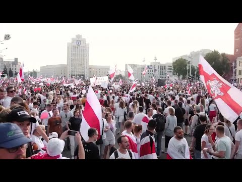 Japonês de cerca de 20 anos detido na Bielorrússia; protestos contra as eleições presidenciais continuam na capital, Minsk