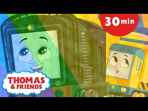 Chasing Rainbows + 30 Minutes of Kids Songs! | Thomas & Friends™ All Engines Go! - Kids TV Series, Kingdom Kids Zone - Thomas & Friends