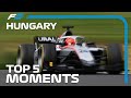 Top 5 Formula 2 Moments | 2020 Hungarian Grand Prix