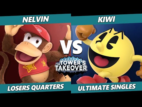 Tower's Takeover 18 Losers Quarters - Nelvin (Diddy Kong) Vs. Kiwi (Pac-Man) SSBU Ultimate