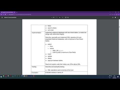 National 5 DDD Lesson 7 - DBMS and referential integrity