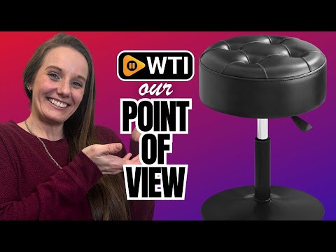 Adjustable Black Vanity Stool - WTI product video review