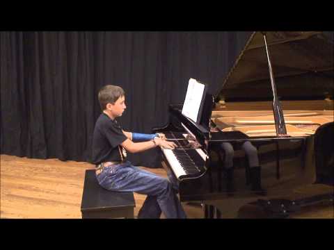How Great Thou Art  performed by: Jake D. on piano (broken arm)