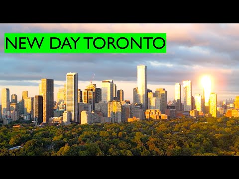Early morning in Toronto Drone Flight -  DJI Mini 3 Pro