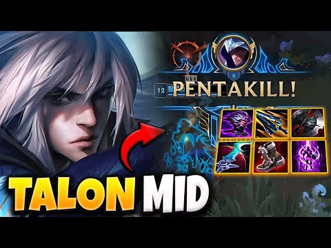 Mid Lane Talon Çığlığı! Erken Oyunda Kar Topu Etkisiyle Gelen DOMİNANT PENTA!