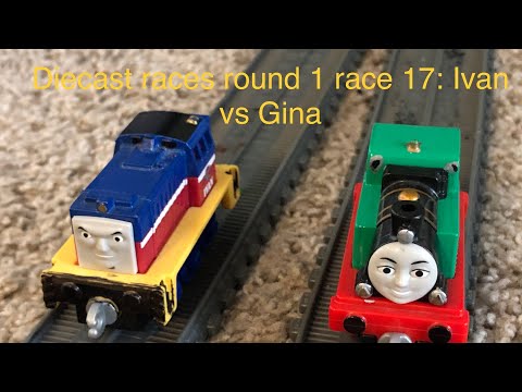 Diecast races round 1 race 17: Ivan vs Gina