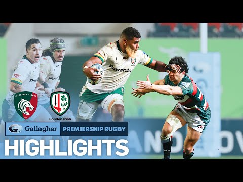 Leicester v London Irish - HIGHLIGHTS | Incident Packed Battle | Gallagher Premiership Rugby 2020/21