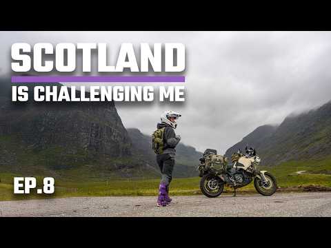 I lost all self-control in SCOTLAND - Riding APPLECROSS PASS after ISLE OF SKYE motorcycle (S8-EP8)