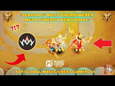 NEW SEASON OVERPOWERED SYNERGY COMBO AUTO WIN - BEST MAGIC CHESS STRATEGY - MAGIC CHESS GO GO