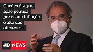 Guedes condena reeleição e defende ‘tranquilidade política’ por inflação de 4% em 2022