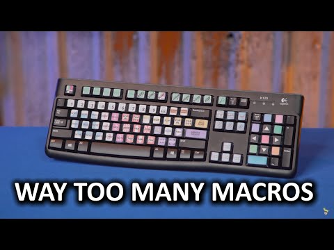 DIY 87-Key Macro Keyboard - Because he has too many keyboard shortcuts!