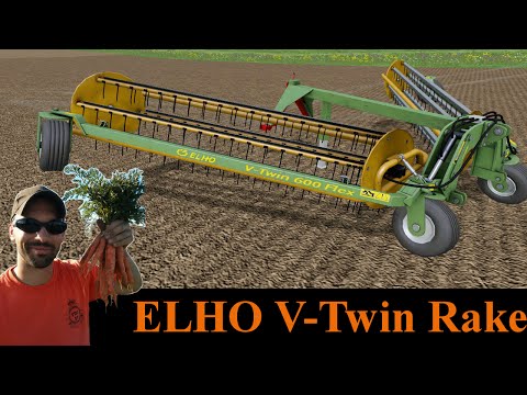 Farming Simulator 2015 Mods Mash Up - EHLO V-Twin Rake