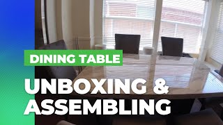 Bought a New Dining Table | Watch Me Unbox and Assemble!