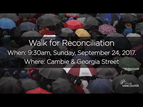City Manager's invite to Walk for Reconciliation