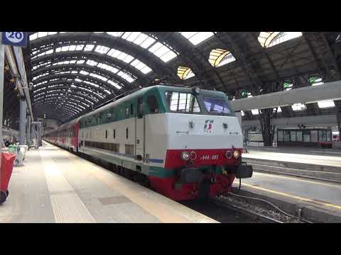 E444.085 in partenza col Thellò EC 159 Milano Centrale - Marseille Saint Charles