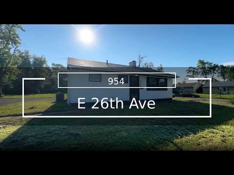 954 East 26th Ave property video
