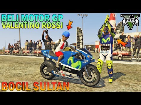 BOCAH SD BELI MOTOR GP VALENTINO ROSSI - GTA 5 SULTAN