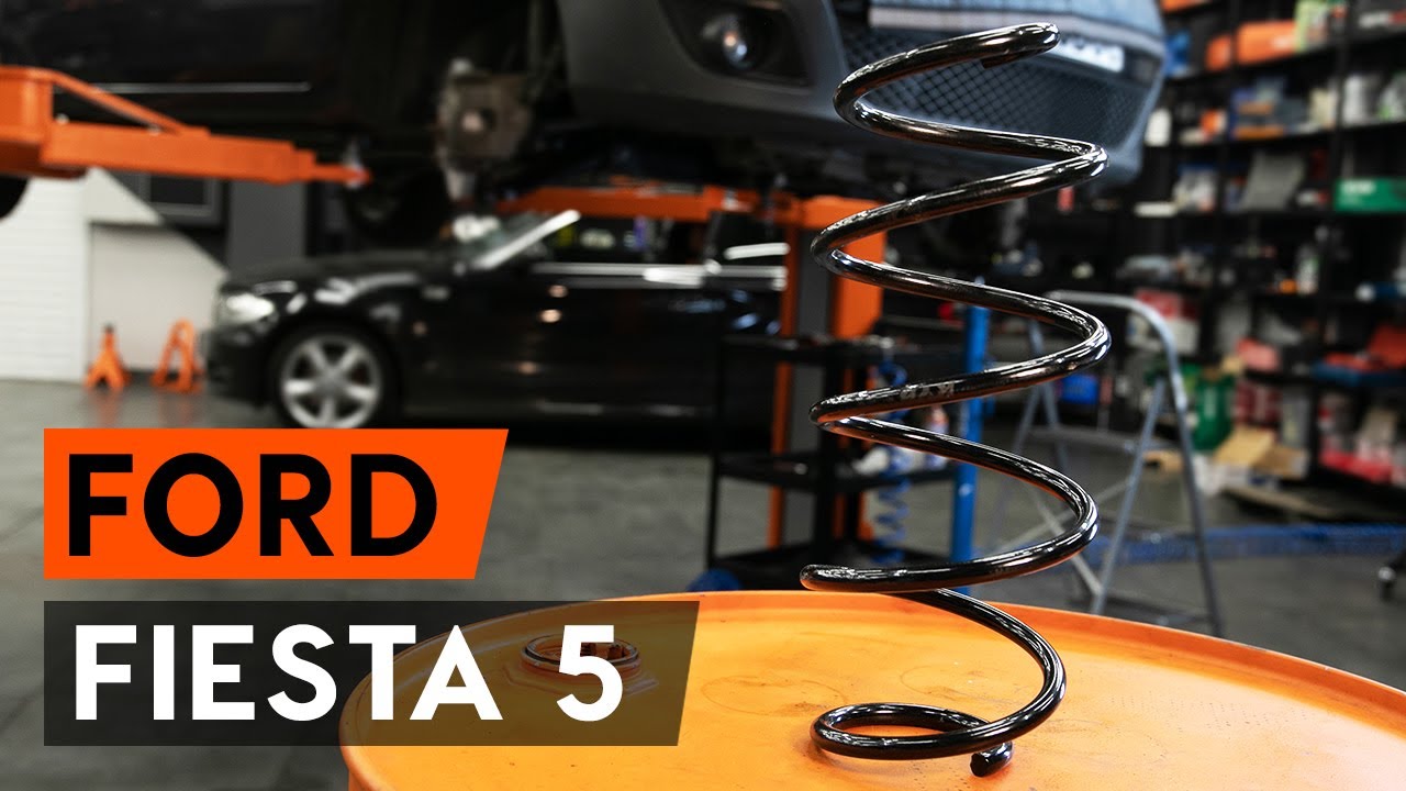 Kā nomainīt: priekšas atsperes Ford Fiesta V JH JD - nomaiņas ceļvedis