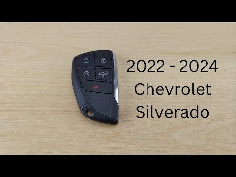 How To Replace/Change Chevrolet Silverado Remote Key Fob Battery 2022 - 2024