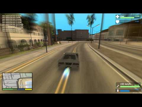 MTA:SA GTA V style crash