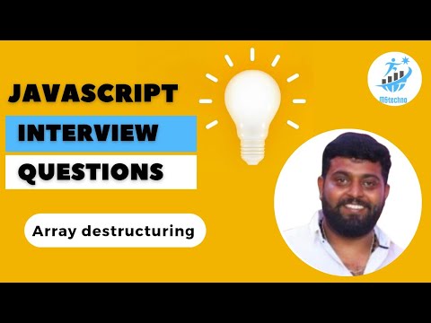 Javascript Interview Question Array Destructuring