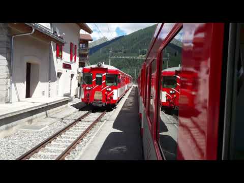 Impressionen von der Fahrt mit der MGB Brig Andermatt