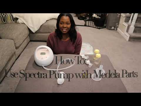 How to use Spectra Breast Pump with Medela Pump Parts