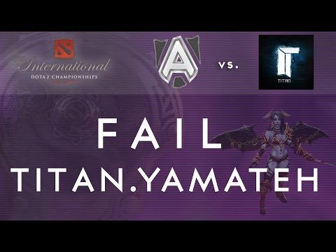 Titan.Yamateh failed hard vs. Alliance @ TI4 Group Stage