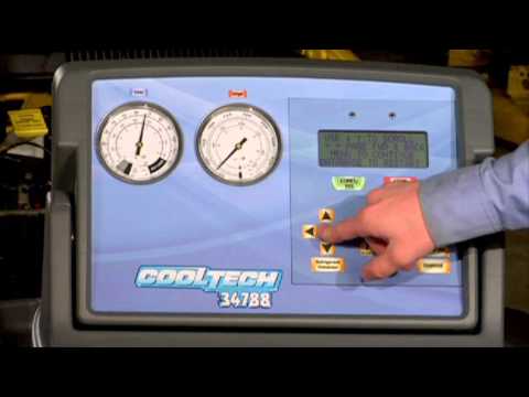Robinair 34788 Set Up Operation Part #2