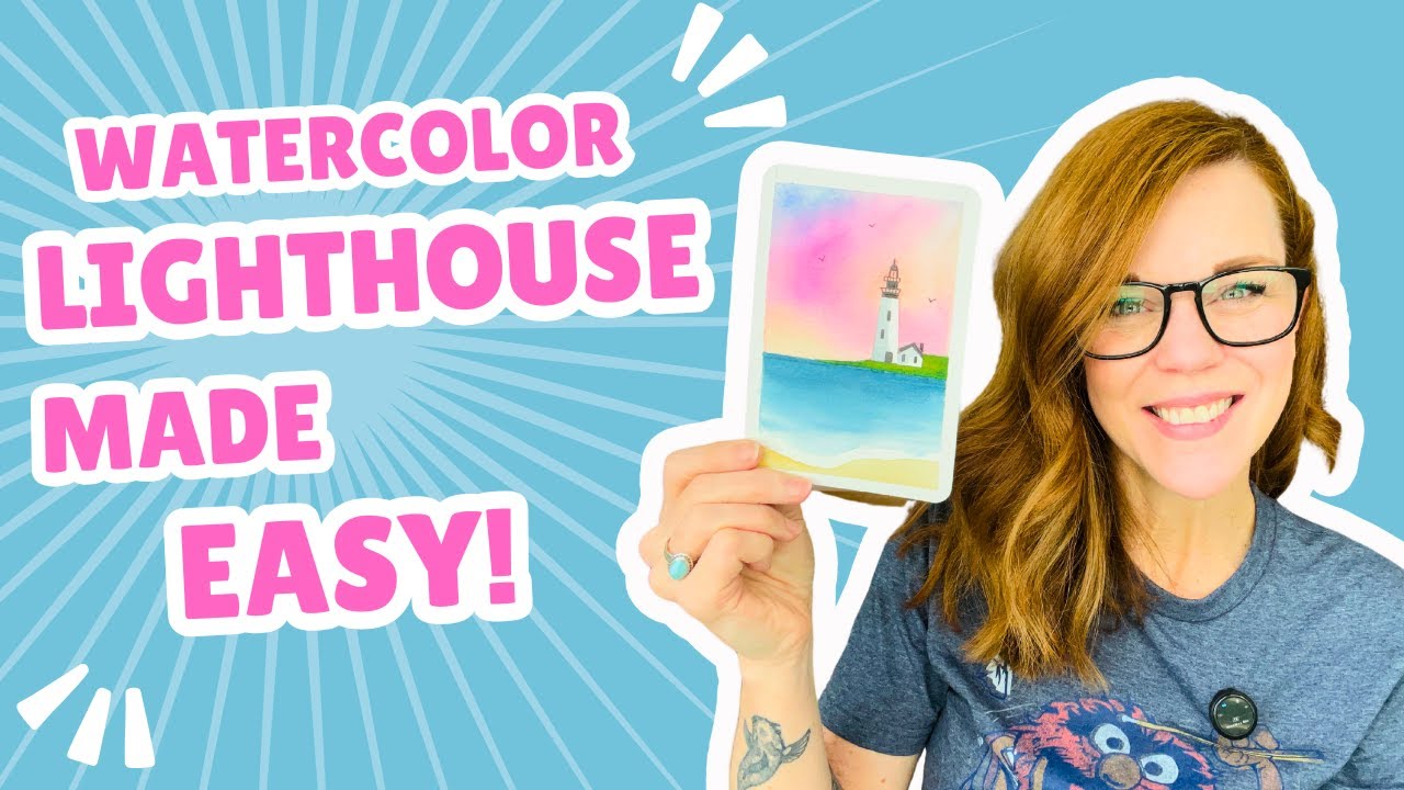 Watercolor Lighthouse