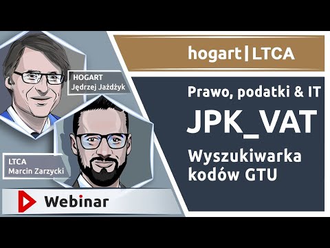 2020.10.22  JPK VAT, wyszukiwarka kodów GTU