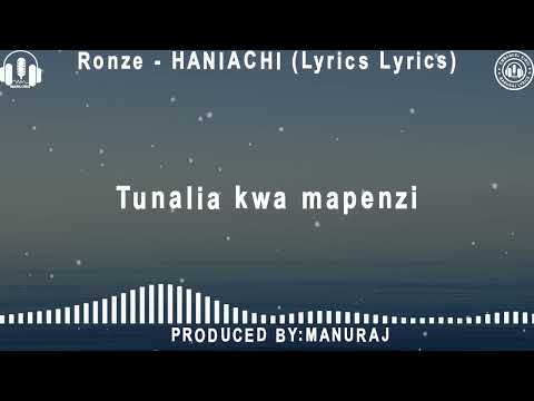 Ronze  - Haniachi (Video Lyrics)
